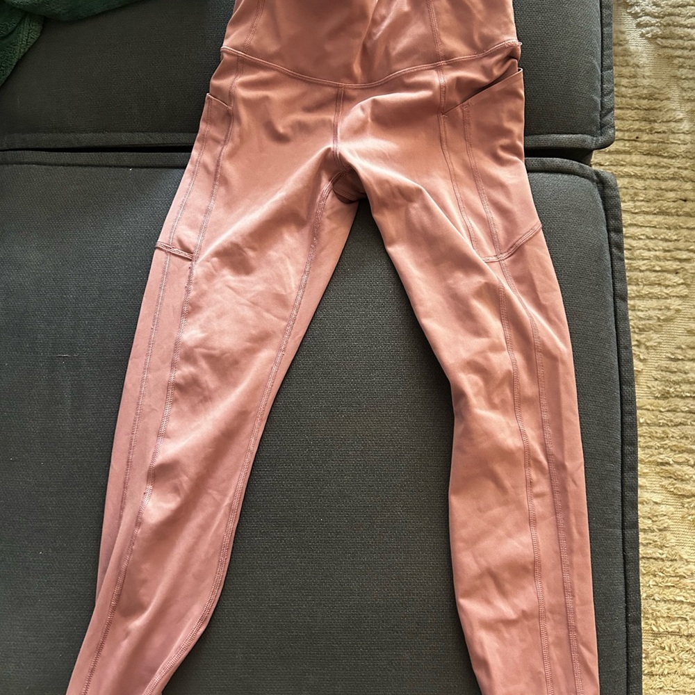 Athleta Mauve 7/8 Leggings